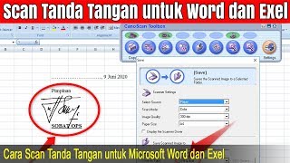 Cara Scan Ttd Tanda Tangan Untuk Word Atau Exel Youtube