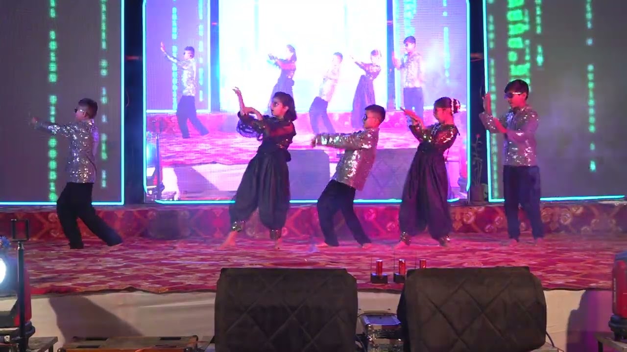 Nageshwar English School Gathring dance