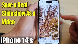 iPhone 14's\/14 Pro Max: Simple Tricks to Create a Slideshow and Save It As a Video | iOS 16