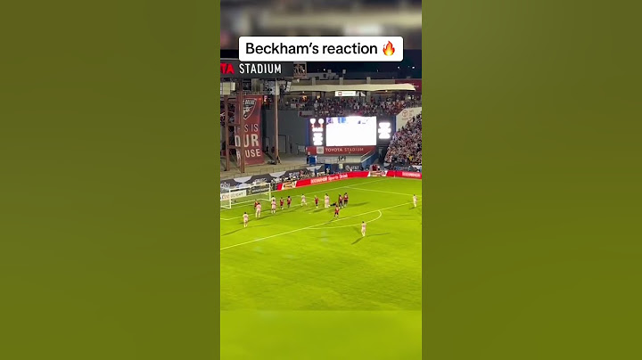 David Beckham’s reaction to Lionel Messi’s free kick 🔥(via xasensimcfc/IG) #shorts