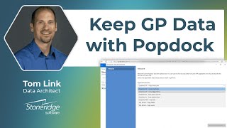 Upgrading to the Cloud: Maintaining Your Historical GP Data with Popdock