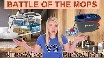 Cleaning Revolution!Tsmine RinseWise Mop VS Ocedar RinseClean - Which Mop Conquers the Grime Battle?