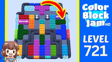 Color Block Jam Level 722 (721) Solution Walkthrough