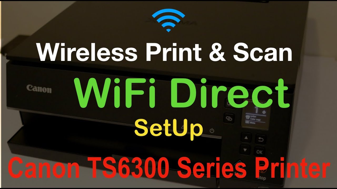 How To Install Canon PIXMA TS6300 All-In-One Printer in iPhone 
