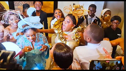 Iyabo Ojo,Toyin Abraham &Eni SCREAM & Dance Wildly with Their In-Law At Priscilla & Juma Jux wedding
