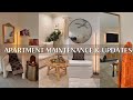 Apartment maintenance  updates modern clean decor on a budget  geranikamycia