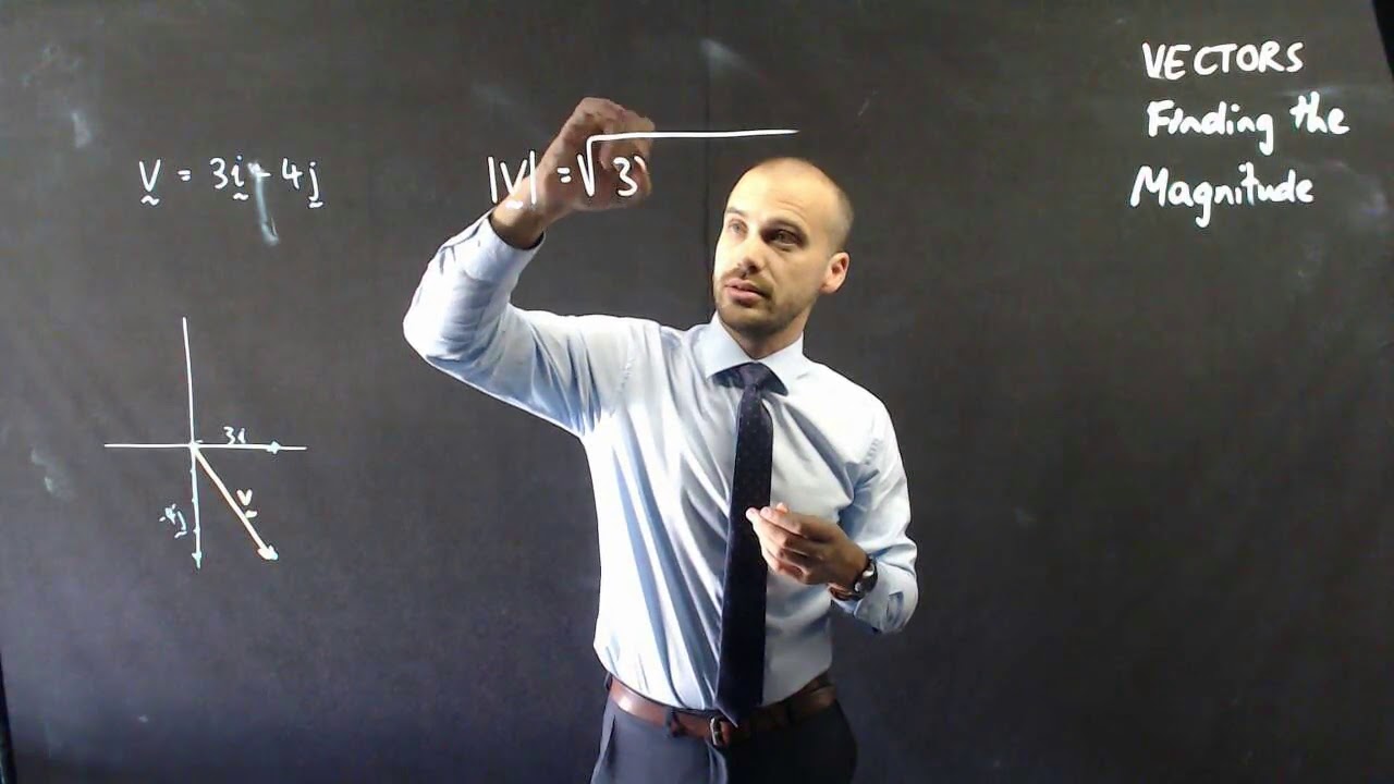 Vectors finding the magnitude - YouTube