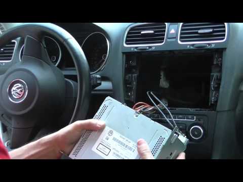 Замена RCD 310 на RCD 510 VW Golf6 2011 г.