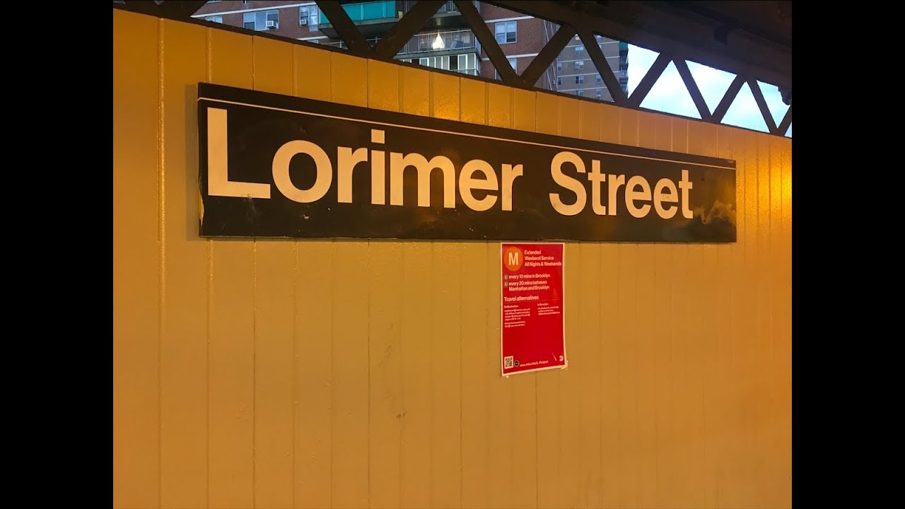 MTA: Early Friday Evening (J) & (M) Train Action At Lorimer Street ...