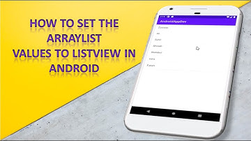 #17 How to set the arraylist values to listview in android | android app development tutorial urdu