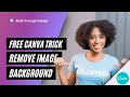 Free Canva Trick - Remove Background From Image - !!Updated Link in Description!!