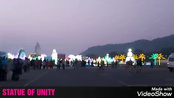 NIGHT VIEW OF STATUE OF UNITY | STATUE OF UNITY | GUJARAT TOURISM