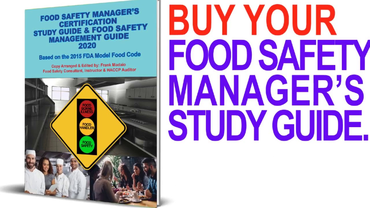 Servsafe Food Manager's Safety Study Guide For Sale