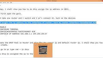 How to assign the IP Address through DHCP for the PC