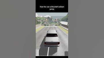 How far can a Bruckell LeGran jump in BeamNG.drive