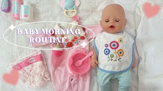 Baby Born Emma Morning Routine Elenitsas World