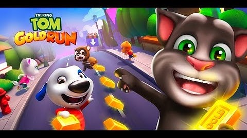 Talking Tom Gold Run (Gameplay, Walkthrough #15, Highscore)