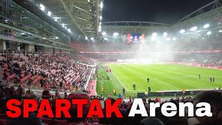 Football Game Pre-show In Russia (spartak 'lukoil' Arena)