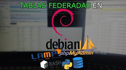Tablas federadas, LAMP + phpmyadmin, instalar debian 13 bonus: fragmentacion de tablas.