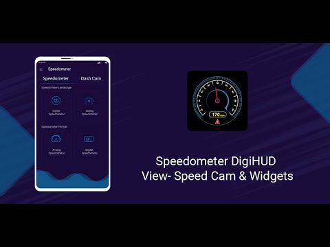 Speedometer DigiHUD View- Speed Cam & Widgets