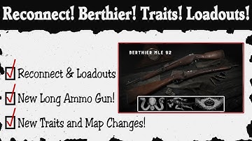 Update 1.7  Dev Stream Summary – Berthier MLE 92, Reconnect Feature, and More │ Hunt: Showdown