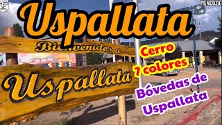 USPALLATA | Mendoza | Cerro 7 colores | Bóvedas de Uspallata | en moto por Argentina