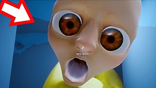 ОН ПОЖИРАЕТ СНЕЖНЫЙ ДОМ ?! ИГРА The Baby In Yellow