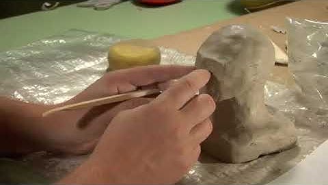How to Add & Sculpt Nose for Clay Bust