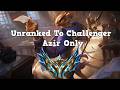 Day 6 Unranked To Challenger AZIR ONLY 🚨 Diamond 1 Start