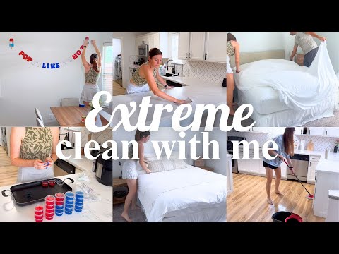 Clean With Me + Party Prep (Cleaning Motivation)