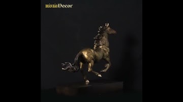 Tượng ngựa phong thủy đồng nguyên chất cao cấp|Trang trí nhà đẹp