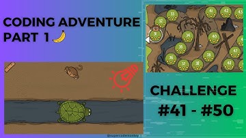 CODE MONKEY: CODING ADVENTURE🍌:  PART 1: FUNDAMENTALS - CHALLENGE#41 - #50 (VARIABLE VALLEY)