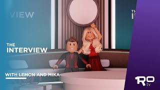 Roblox / THE INTERVIEW with Lemon & Mika / AuroraFest song contest