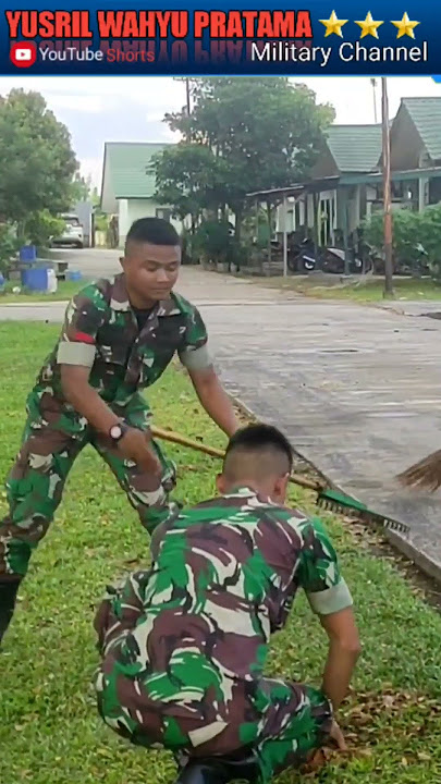 Reaksi Bujangan TNI didadak Alarm steling 🧐 #tni #tentaranasionalindonesia #shorts