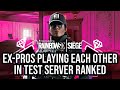 Ex-Pros Playing Each other in  Test Server Ranked | Kafe Full Game