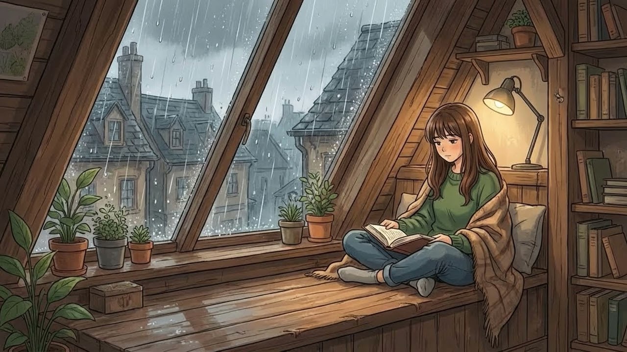 Rainy Loft Moods – Chill Lo-Fi Beats to Study, Work & Relax