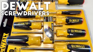 DEWALT DWHT62513 10 Piece Screwdriver Set Unboxing