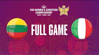 Lithuania v Italy | Full Basketball Game