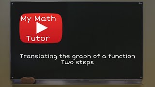 ALEKS | Translating the graph of a function: Two steps