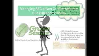 Green Status Pro Conflict Minerals Due Diligence Reporting