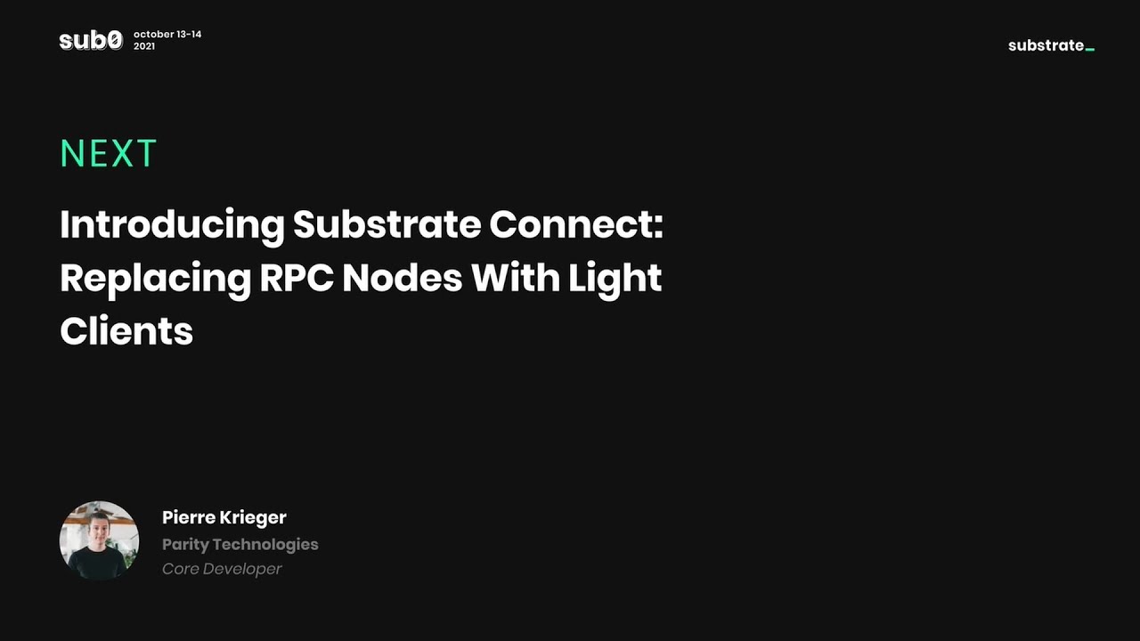Introducing Substrate Connect: Replacing RPC Nodes With Light Clients ...