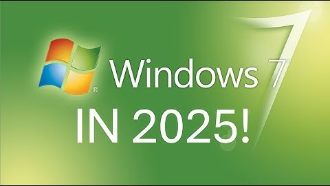 Installing Windows 7... In 2025!