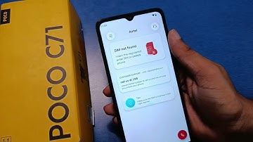 Poco C71: Sim Not Found || This phone Unlock 18 Month Airtel Lock Program?