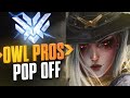 WHEN PROS POP OFF IN OVERWATCH LEAGUE - Overwatch Montage