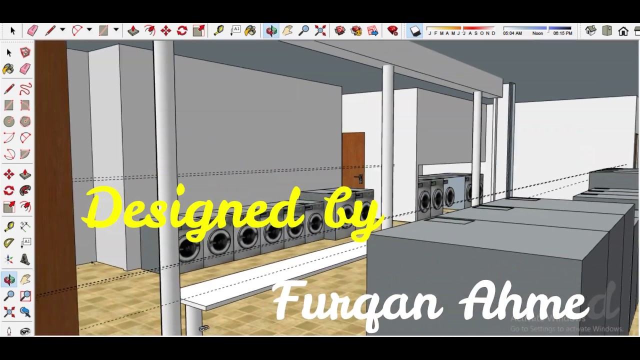 Laundry 3D Architecture Interior & Exterior complete design in Google ...