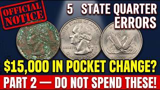 10 MORE State Quarter ERRORS Worth $50,000+ — Part 2 (THESE Are The Ones Nobody's Talking About)