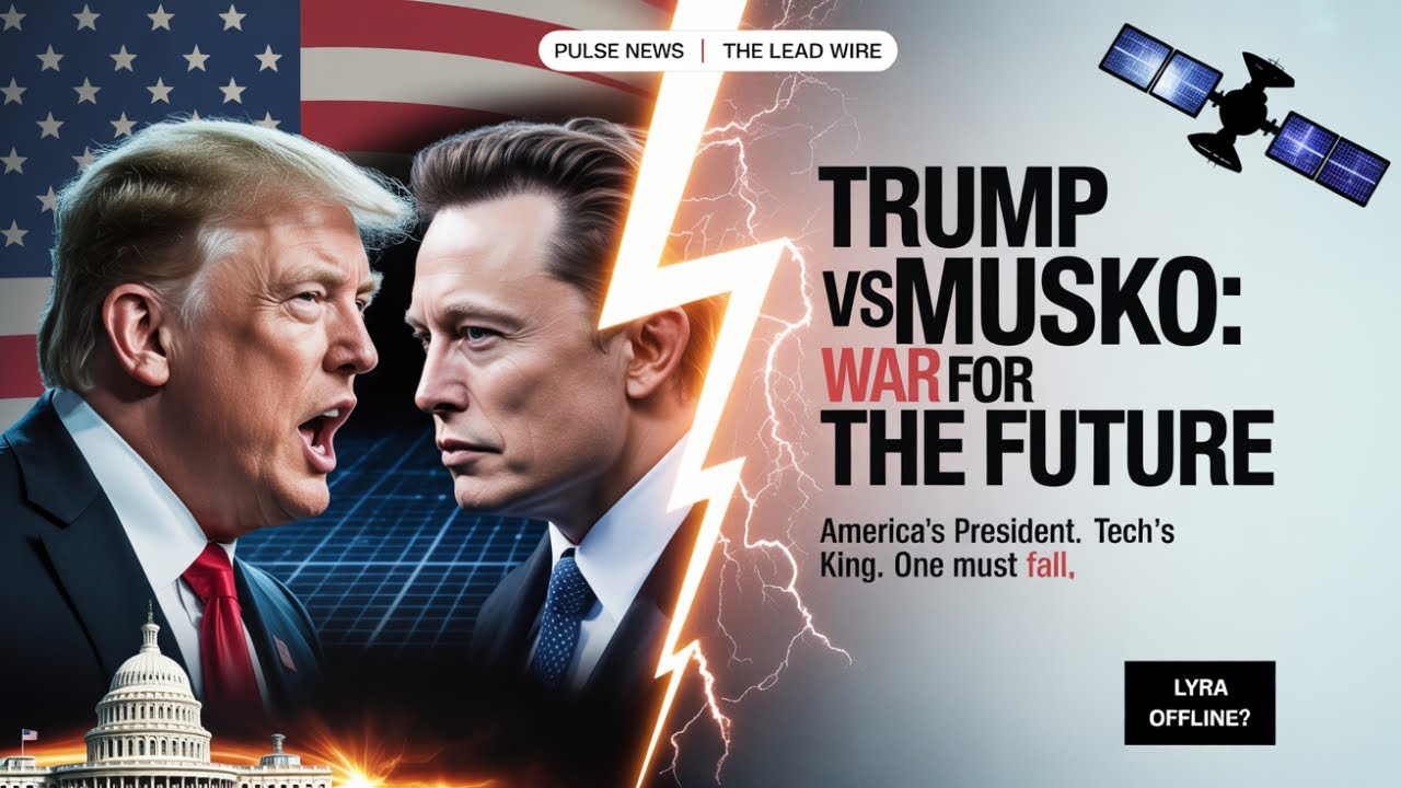"Tump vs. Musk: The Power Clash Shaking America | Pulse News: The Lead Wire"