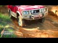 Holden jackaroo offroad in the glasshouse mountains canyon