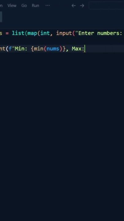 Find max&min in Python #python #learnpython #programming - YouTube