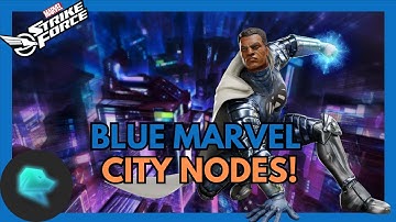 Blue Marvel City Nodes Walkthrough | Marvel Strike Force | MSF